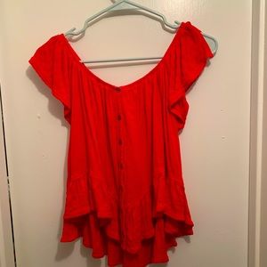 Off shoulder Free people top